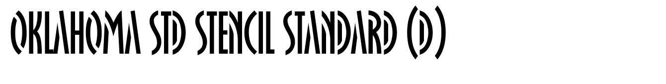 Oklahoma Std Stencil Standard (d)